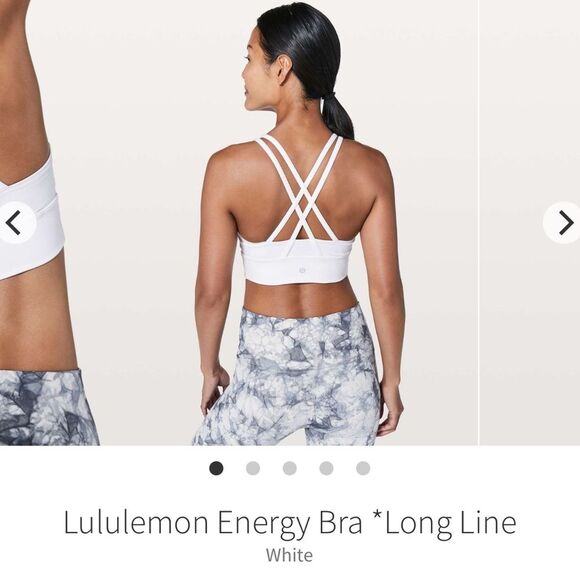 Lululemon Energy Bra *Long Line Size 4 - Picture 1 of 6